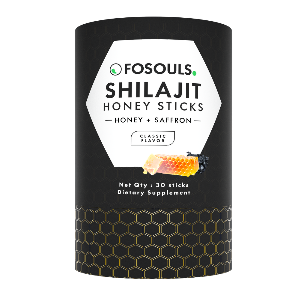 Shilajit Honey Sticks | Honey + Saffron | 30 Sticks