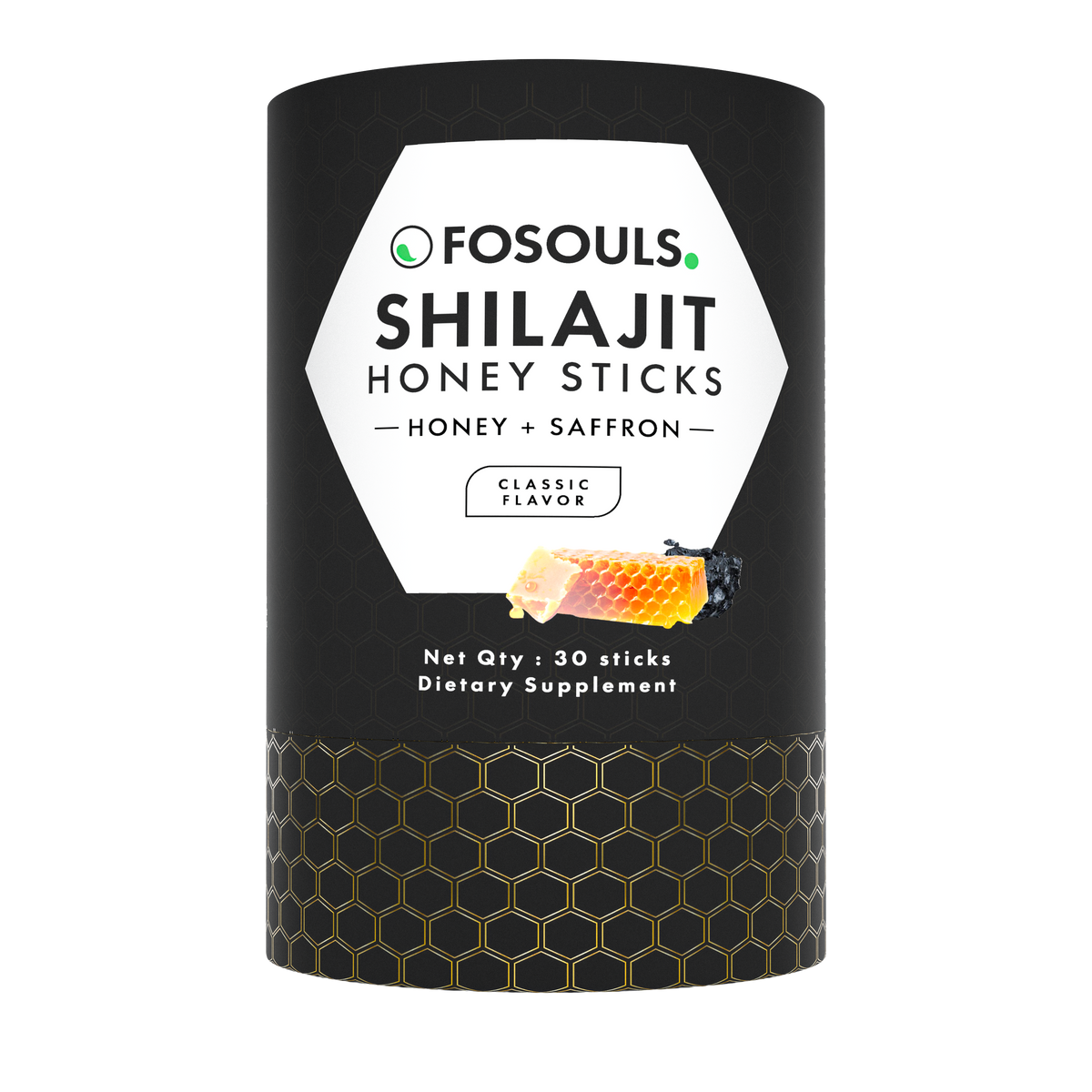 Shilajit Honey Sticks | Honey + Saffron | 30 Sticks