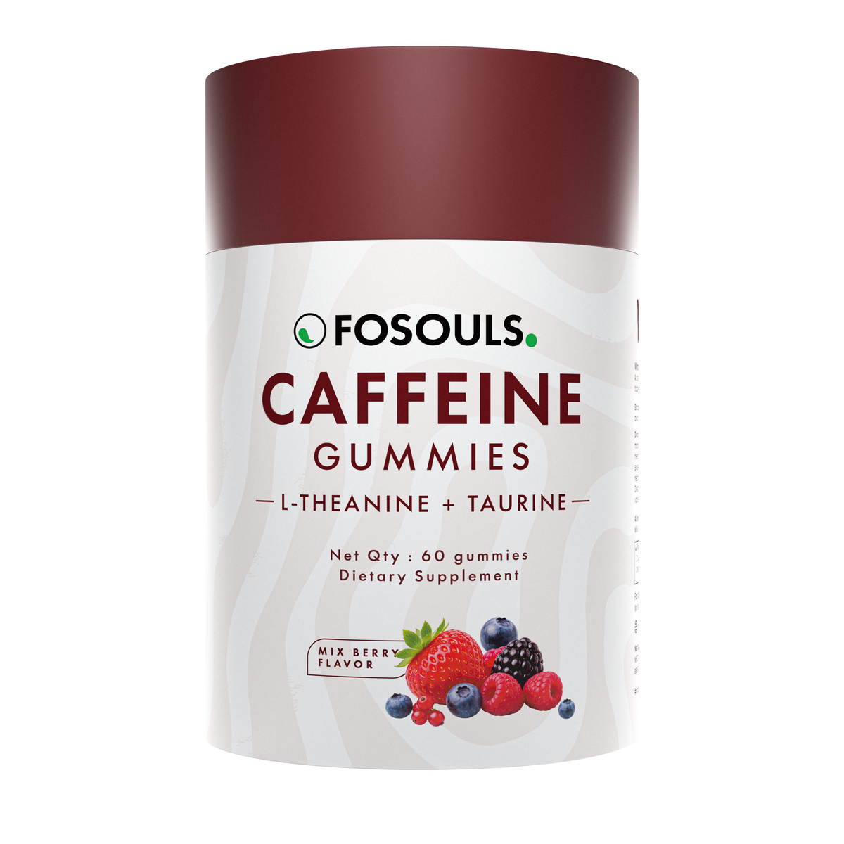 Caffeine Gummies | Mixed Berry | 60 Gummies