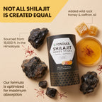 Shilajit Honey Sticks | Honey + Saffron | 30 Sticks